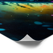 Poster Fleur plein coeur Saint Valentin (Coin)