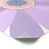 Poster Fleur pourpre (Coin)