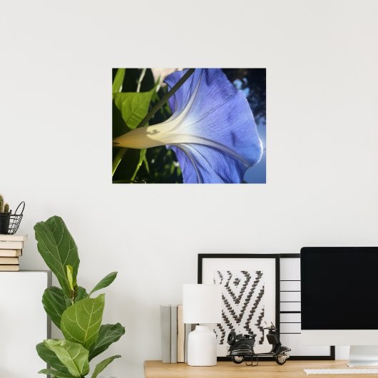 Poster Fleur pourpre (Bureau à domicile)