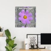 Poster Fleur pourpre Cosmos (Bureau à domicile)