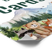 Poster Fleur Retro Groovy et carte Anniversaire (Coin)