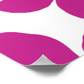 Poster Fleur rose (Coin)