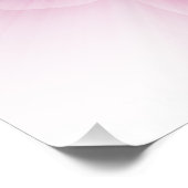 Poster fleur rose (Coin)