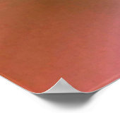 Poster Fleur Rose Et Or (Coin)