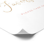 Poster Fleur rose vif Faveurs (Coin)