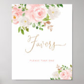 Poster Fleur rose vif Faveurs (Devant)