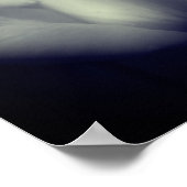 Poster Fleur Rosebud Noir Et Blanc (Coin)