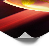 Poster Fleur rouge (Coin)