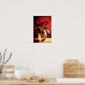 Poster Fleur rouge (Cuisine)