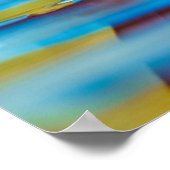 Poster Fleur rouge Lotus sur Citation spirituelle d'eau b (Coin)