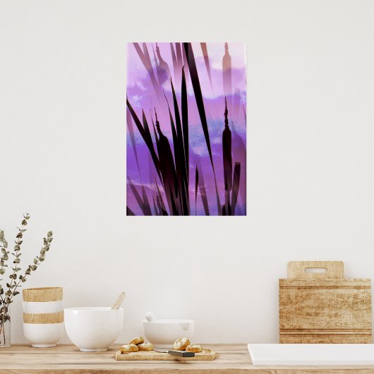 POSTER FLEUR SAUVAGE (Cuisine)