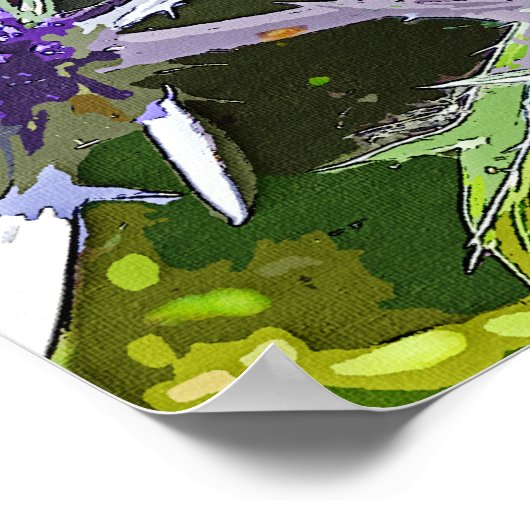 POSTER FLEUR SAUVAGE (Coin)