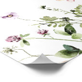 Poster Fleur sauvage 1er anniversaire Jalon (Coin)