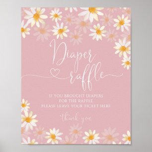 Poster fleur sauvage au carrelage