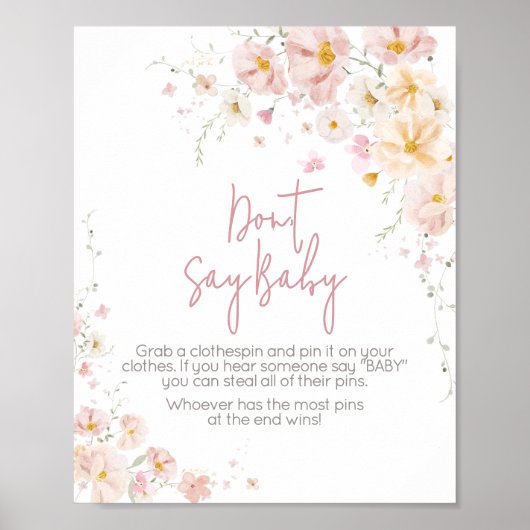 Poster Fleur sauvage Baby in Bloom Ne pas dire bébé (Devant)