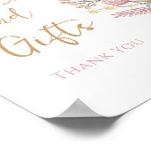 Poster Fleur sauvage Boho (Coin)