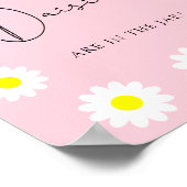 Poster Fleur sauvage Daisy - Devinez combien de marguerit (Coin)