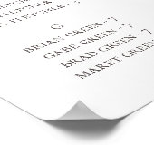 Poster Fleur sauvage de Bourgogne | Graphique de sièges a (Coin)