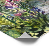 Poster Fleur sauvage d'été Jardin anglais à York (Coin)