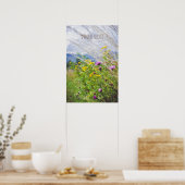 Poster Fleur sauvage d'été Meadow (Cuisine)