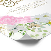 Poster Fleur sauvage Devinez Le Jeu De Fête des mariées D (Coin)