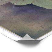 Poster Fleur sauvage et abeille (Coin)