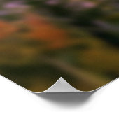 Poster Fleur sauvage Et Étoiles (Coin)