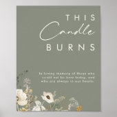 Poster Fleur sauvage fantaisiste | Sauge Cette (Devant)