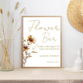 Poster Fleur sauvage Flower bar signe fleur de douche nup