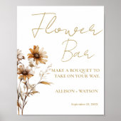 Poster Fleur sauvage Flower bar signe fleur de douche nup (Devant)