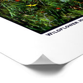 Poster Fleur sauvage Hills (Coin)