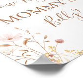 Poster Fleur sauvage How Big is Mommy's Belly Signe (Coin)