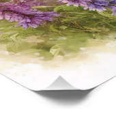 Poster Fleur sauvage Jersey Cow et Calf (Coin)