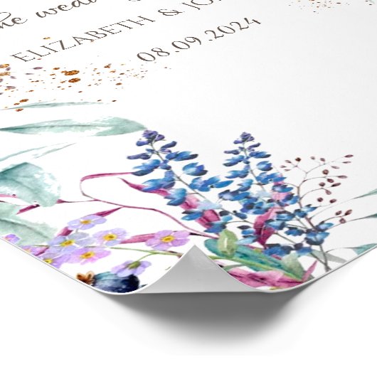 Poster Fleur sauvage Meadow (Coin)