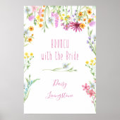 Poster Fleur sauvage Meadow Brunch avec l'accueil de la m (Devant)