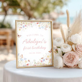 Poster Fleur sauvage n'est-elle pas magnifique signe d'an