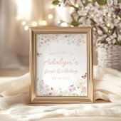 Poster Fleur sauvage n'est-elle pas magnifique signe d'an