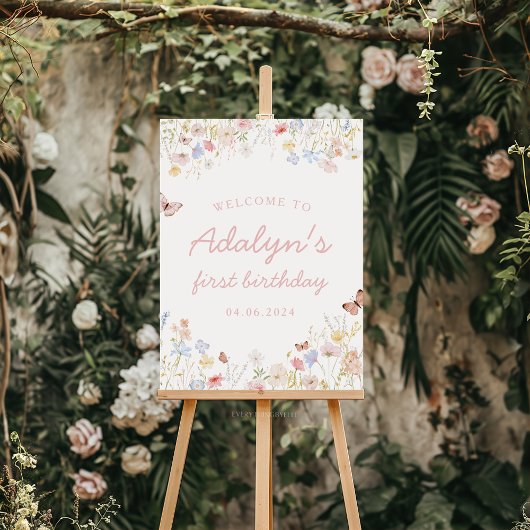 Poster Fleur sauvage n'est-elle pas magnifique signe d'an