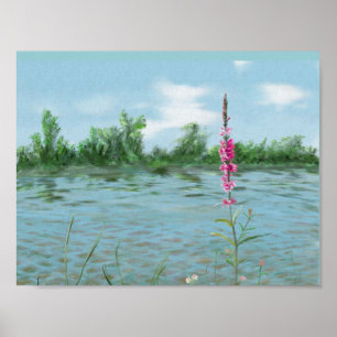 Poster fleur sauvage peinture numérique avec ArtRage
