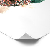 Poster Fleur sauvage : Peony (Coin)