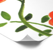 Poster Fleur sauvage Red Poppies Moderne Floral Mariage (Coin)