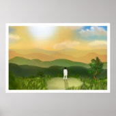 Poster Fleur sauvage RM Namjoon Indigo BTS Wall Art (Devant)