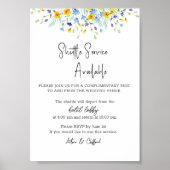 Poster Fleur sauvage Service de navette - Modèle (Devant)