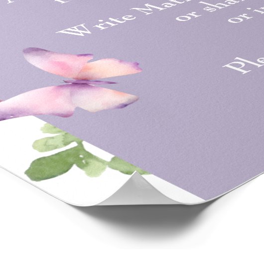 Poster Fleur sauvage Wild ONE Papillon Garden Time Capsul (Coin)