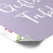 Poster Fleur sauvage Wild ONE Papillon Table des cadeaux  (Coin)