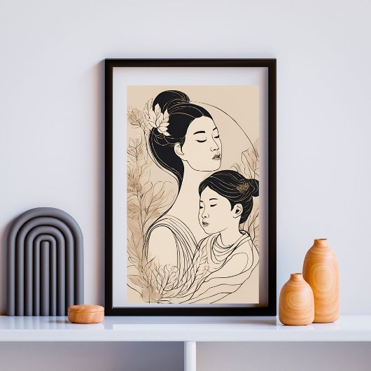 Poster Fleur Silencieuse