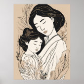 Poster Fleur Silencieuse de la Maternité (Devant)