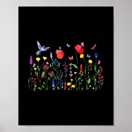 Poster Fleur subtile Anti Trump Message caché Sarcastique (Devant)