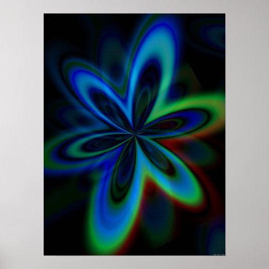 Poster Fleur super (Devant)