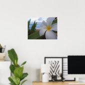 Poster Fleur sur la plage (Bureau à domicile)